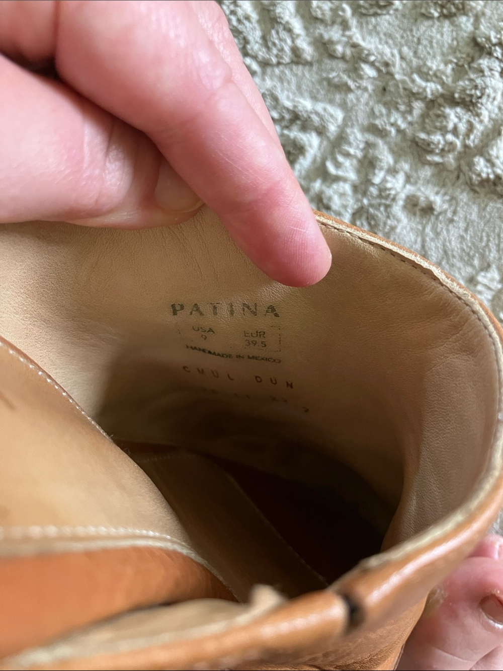 Patina/Portland Leather Tan Mules, Women’s size 9 - Picture 8 of 8